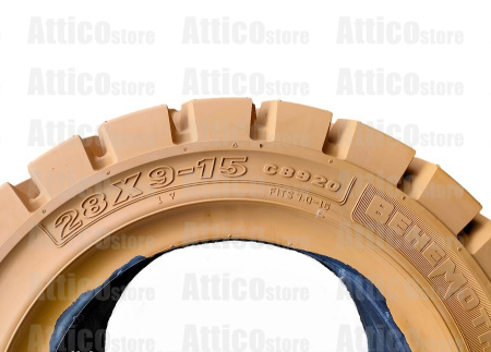 Шина цельнолитая CST 8.15-15(28х9-15) C8920 BEHEMOTH NM